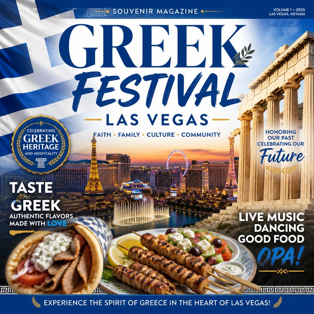 Greek Festival Las Vegas Souvenir Magazine