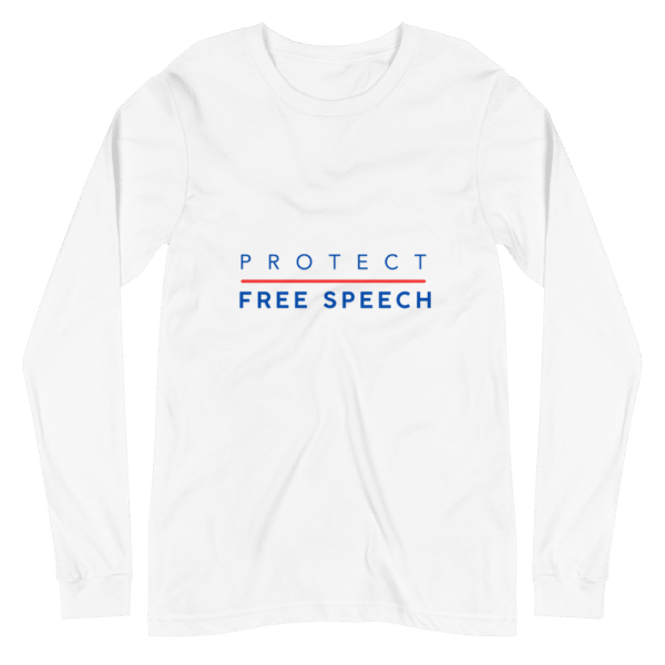 Protect Free Speech - Unisex Long Sleeve Tee - Image 11