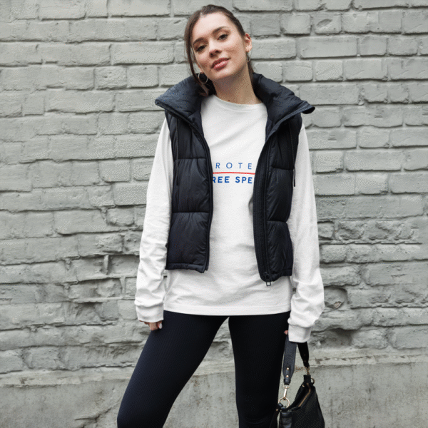 Protect Free Speech - Unisex Long Sleeve Tee - Image 8